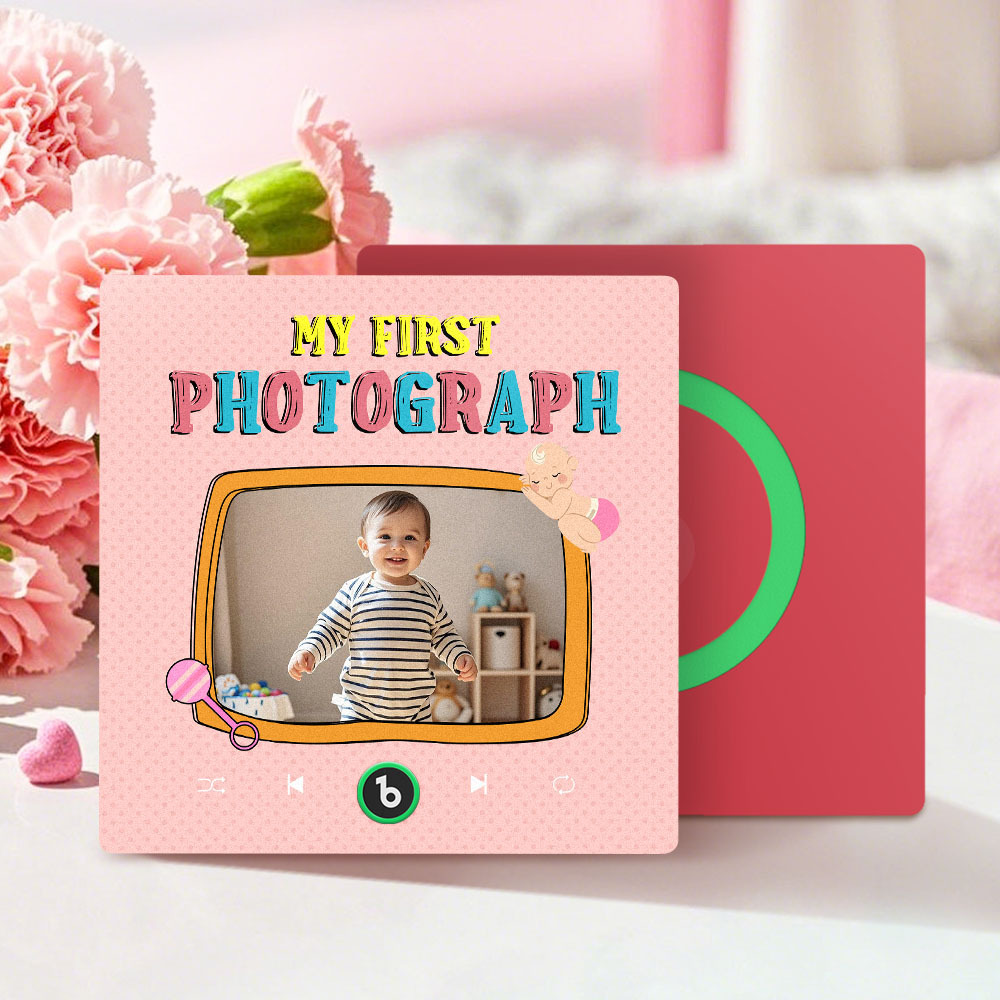 Mother's Day Gifts New 4.0 Upgrade Custom Music Fridge Magnet Colorful Frame Album Fridge Magnet Can Play Songs Gift for Mom