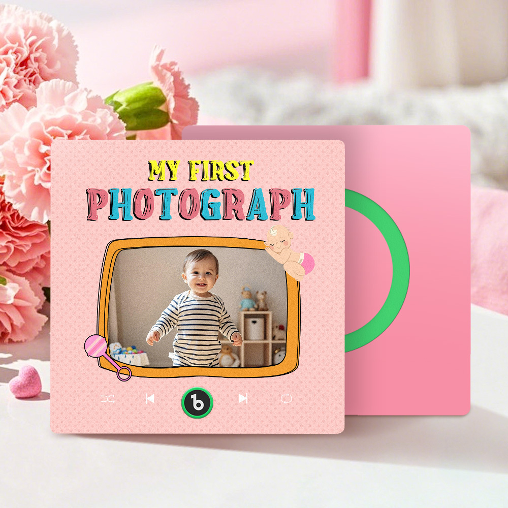 Mother's Day Gifts New 4.0 Upgrade Custom Music Fridge Magnet Colorful Frame Album Fridge Magnet Can Play Songs Gift for Mom