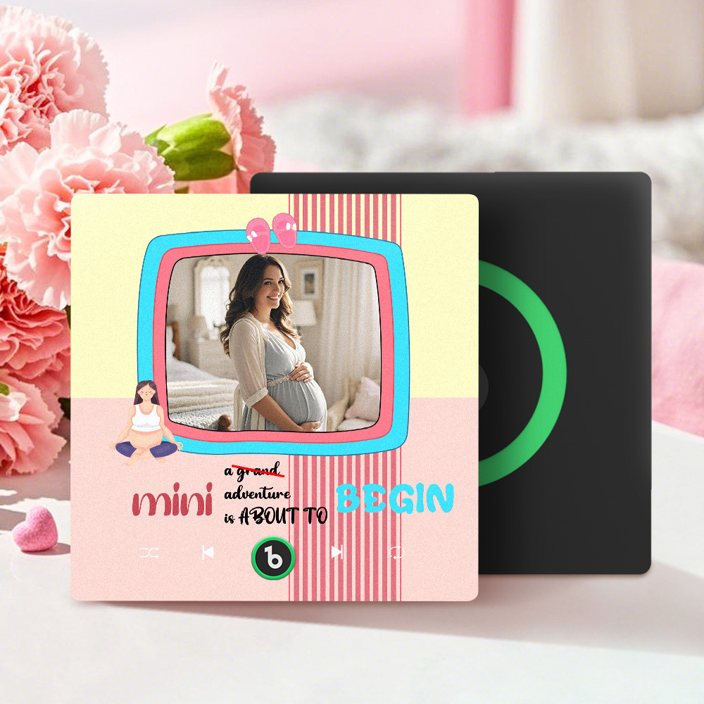 Mother's Day Gifts New 4.0 Upgrade Custom Music Fridge Magnet Colorful Frame Album Fridge Magnet Can Play Songs Gift for Mom
