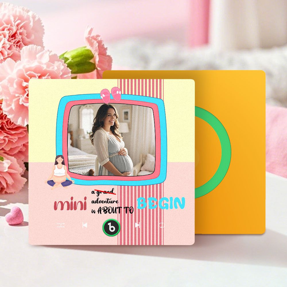 Mother's Day Gifts New 4.0 Upgrade Custom Music Fridge Magnet Colorful Frame Album Fridge Magnet Can Play Songs Gift for Mom