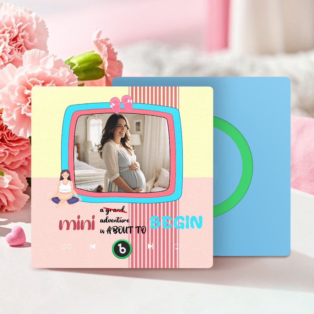 Mother's Day Gifts New 4.0 Upgrade Custom Music Fridge Magnet Colorful Frame Album Fridge Magnet Can Play Songs Gift for Mom