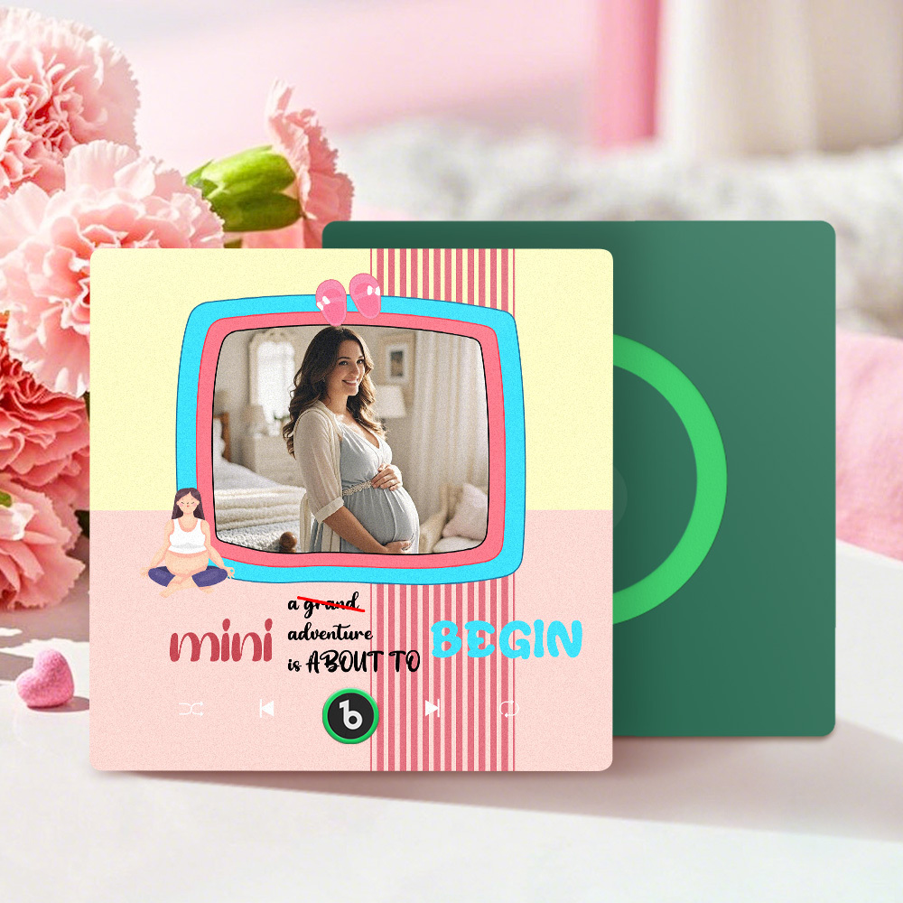 Mother's Day Gifts New 4.0 Upgrade Custom Music Fridge Magnet Colorful Frame Album Fridge Magnet Can Play Songs Gift for Mom