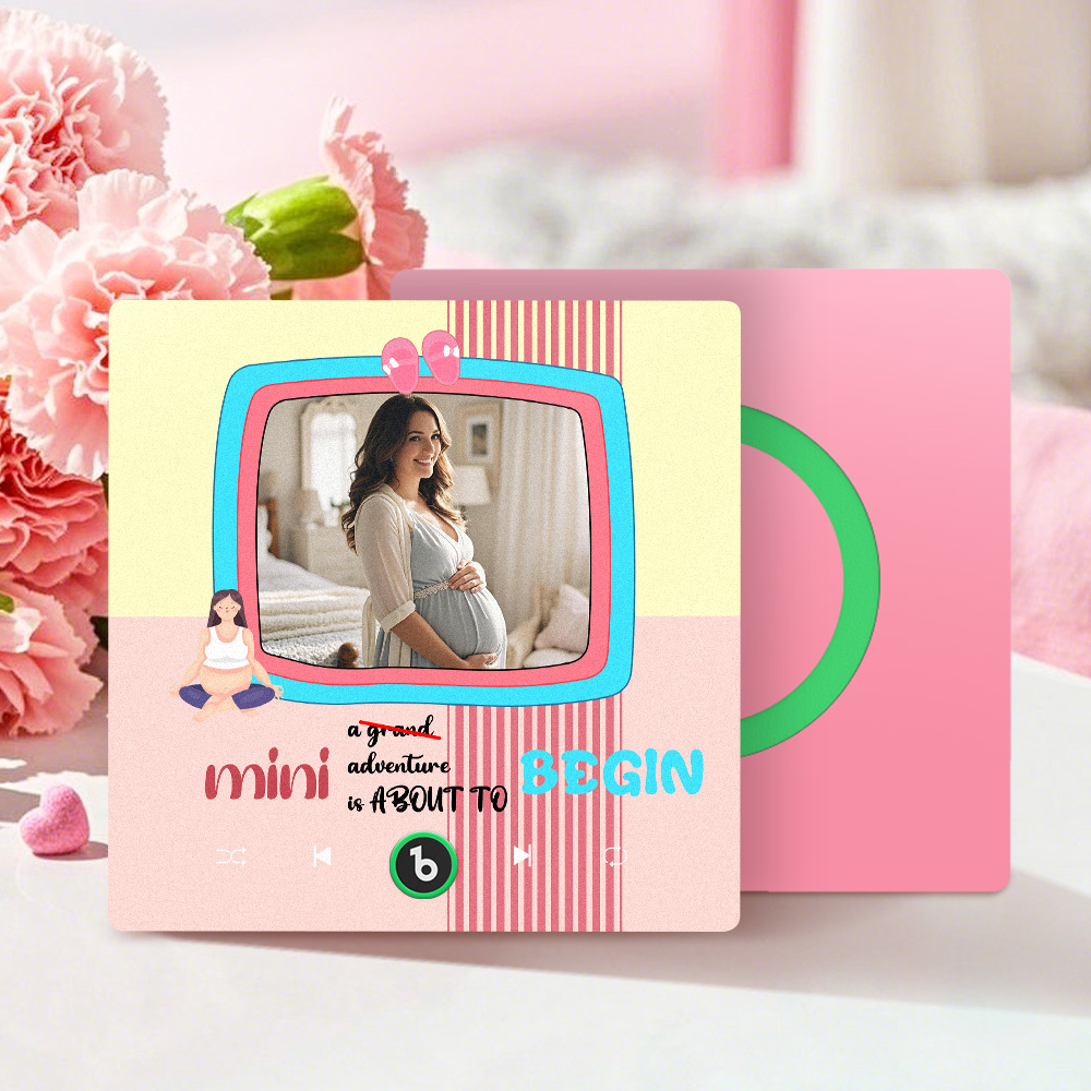 Mother's Day Gifts New 4.0 Upgrade Custom Music Fridge Magnet Colorful Frame Album Fridge Magnet Can Play Songs Gift for Mom