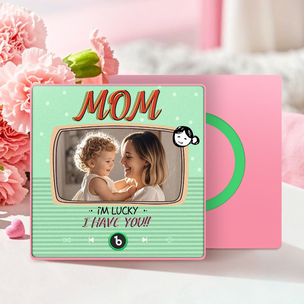 Mother's Day Gifts New 4.0 Upgrade Custom Music Fridge Magnet Colorful Frame Album Fridge Magnet Can Play Songs Gift for Mom