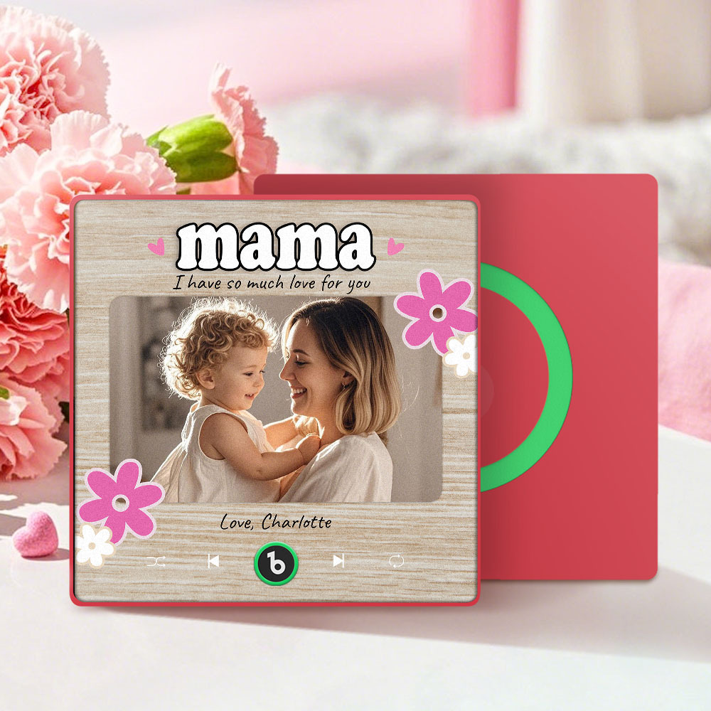 Personalized Mother's Day Gift Music Fridge Magnet Custom Music Magnets Can Play Songs Gifts for Mama