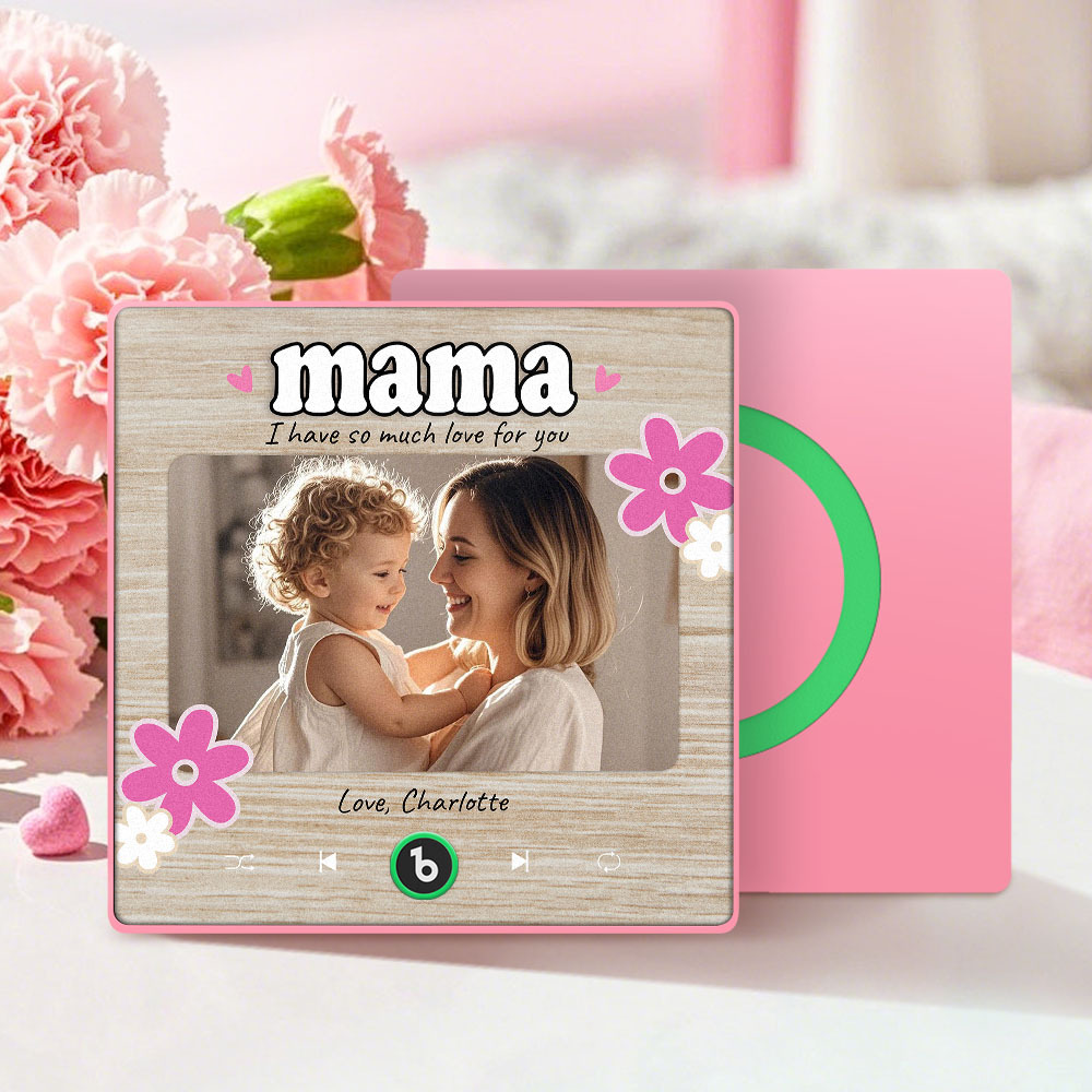 Personalized Mother's Day Gift Music Fridge Magnet Custom Music Magnets Can Play Songs Gifts for Mama