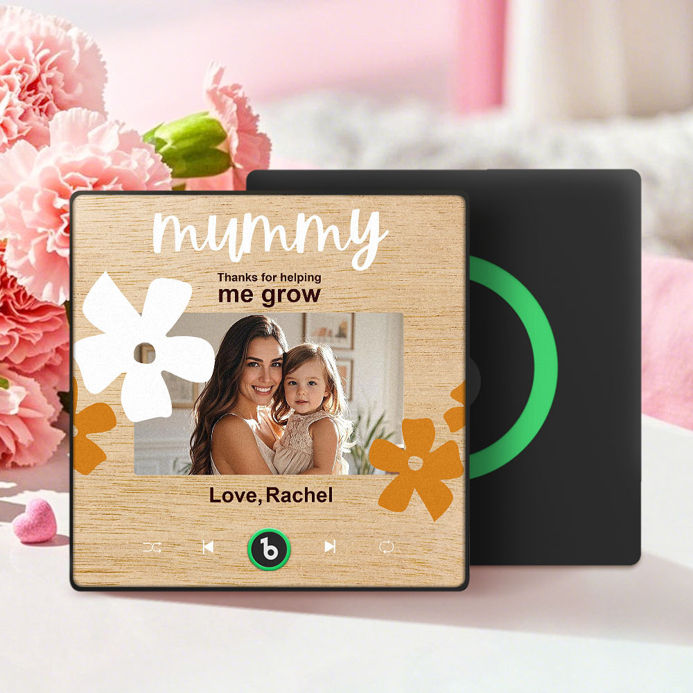 Mother's Day Gifts New 4.0 Upgrade Custom Music Fridge Magnet Colorful Frame Album Fridge Magnet Can Play Songs Gift for Mom