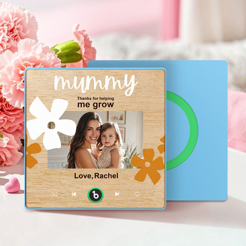Mother's Day Gifts New 4.0 Upgrade Custom Music Fridge Magnet Colorful Frame Album Fridge Magnet Can Play Songs Gift for Mom