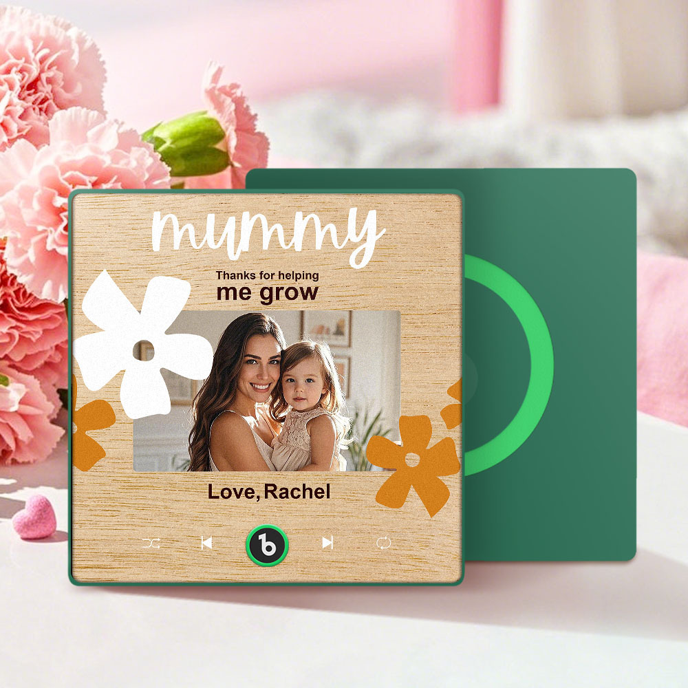 Mother's Day Gifts New 4.0 Upgrade Custom Music Fridge Magnet Colorful Frame Album Fridge Magnet Can Play Songs Gift for Mom