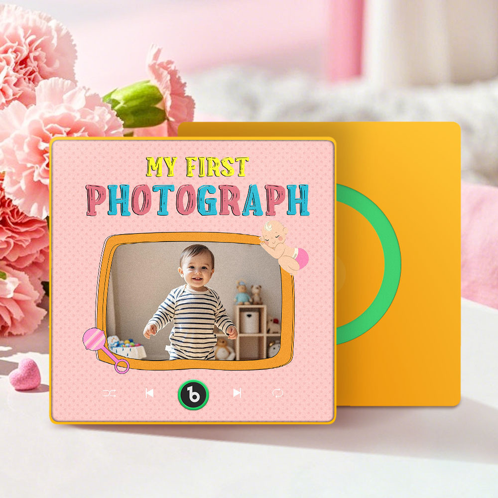 Mother's Day Gifts New 4.0 Upgrade Custom Music Fridge Magnet Colorful Frame Album Fridge Magnet Can Play Songs Gift for Mom