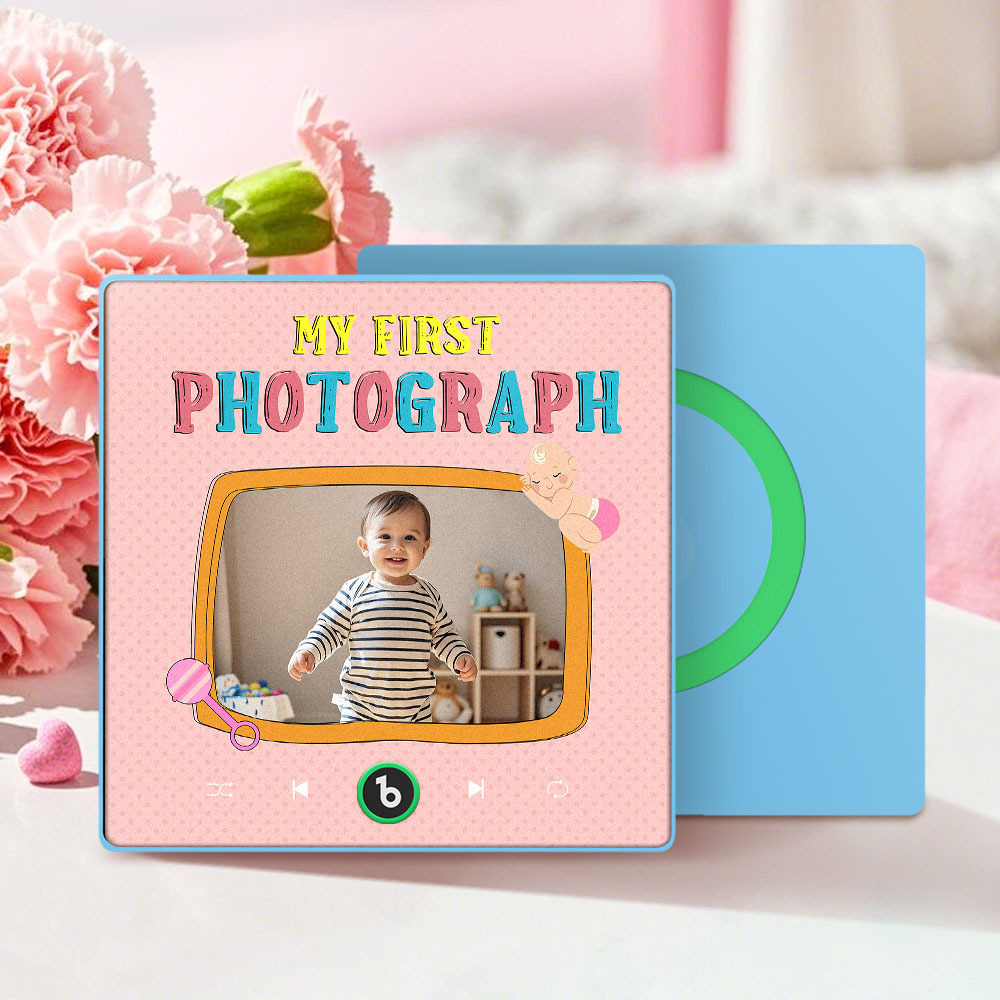 Mother's Day Gifts New 4.0 Upgrade Custom Music Fridge Magnet Colorful Frame Album Fridge Magnet Can Play Songs Gift for Mom