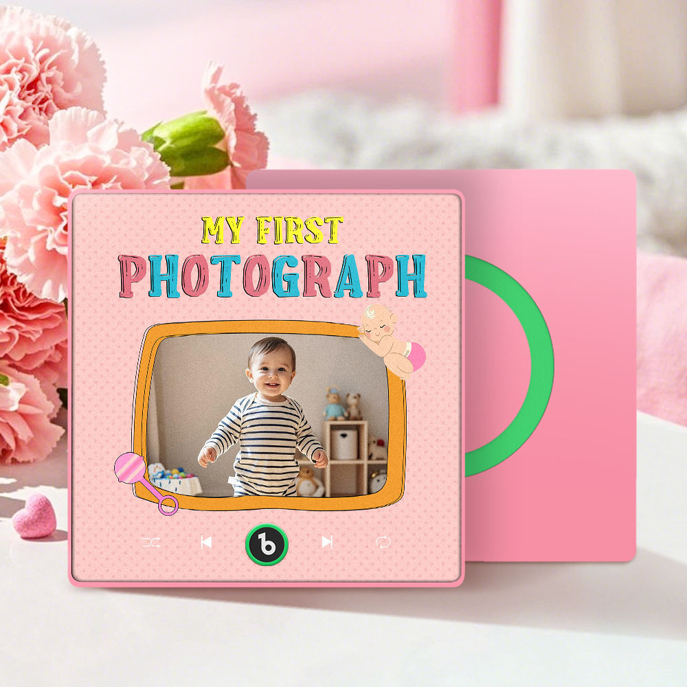 Mother's Day Gifts New 4.0 Upgrade Custom Music Fridge Magnet Colorful Frame Album Fridge Magnet Can Play Songs Gift for Mom