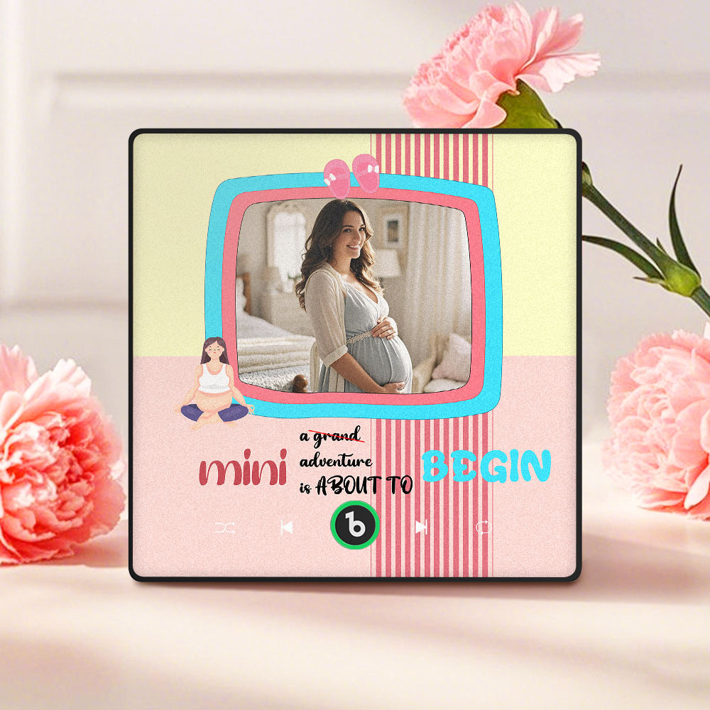 Personalized Music Fridge Magnet Mother's Day Gift Custom Music Magnets Can Play Songs Gift for New Mom