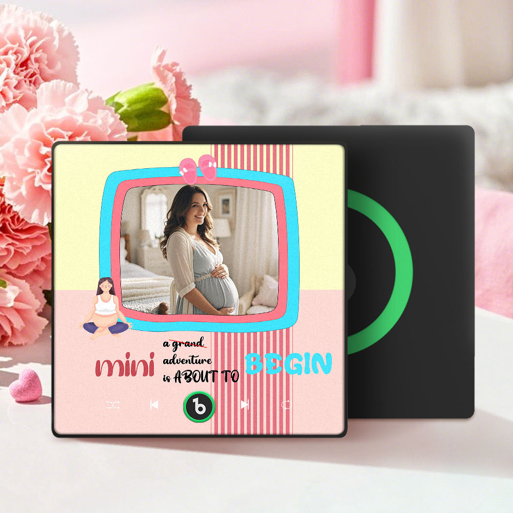 Mother's Day Gifts New 4.0 Upgrade Custom Music Fridge Magnet Colorful Frame Album Fridge Magnet Can Play Songs Gift for Mom