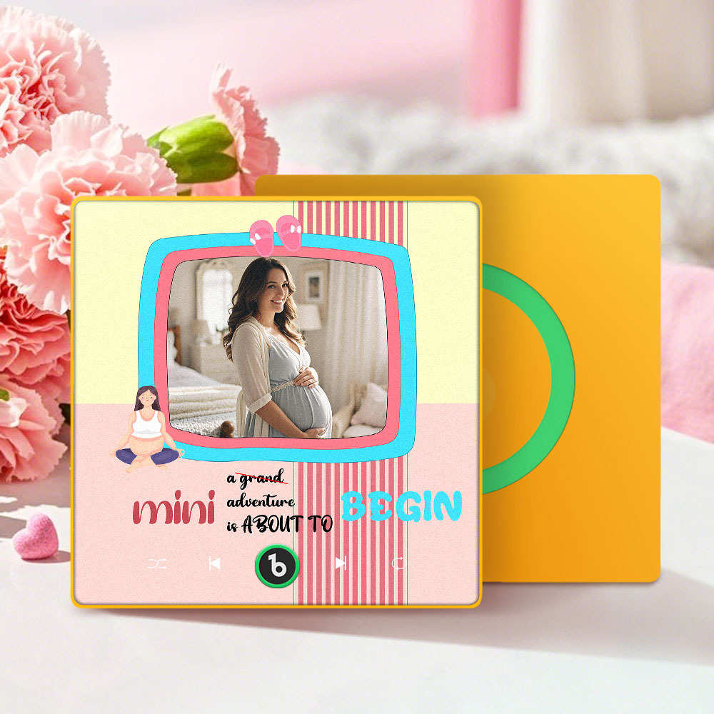 Mother's Day Gifts New 4.0 Upgrade Custom Music Fridge Magnet Colorful Frame Album Fridge Magnet Can Play Songs Gift for Mom