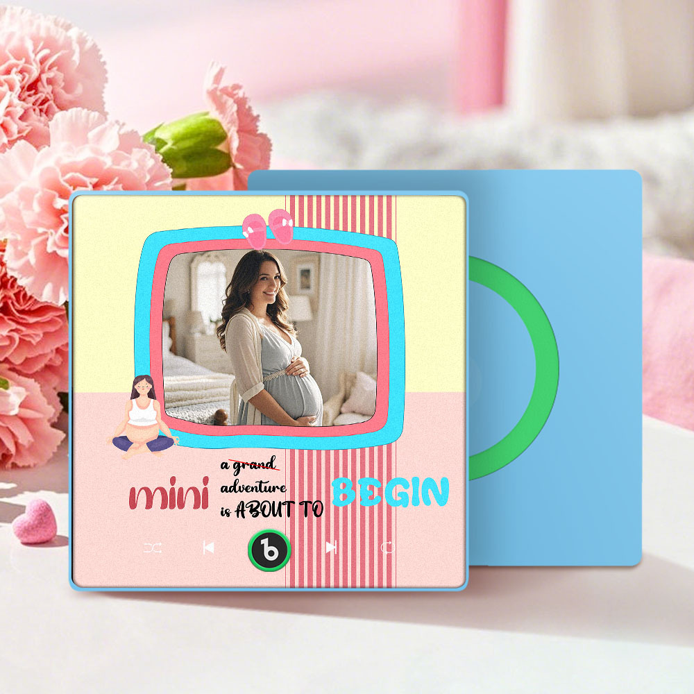 Mother's Day Gifts New 4.0 Upgrade Custom Music Fridge Magnet Colorful Frame Album Fridge Magnet Can Play Songs Gift for Mom