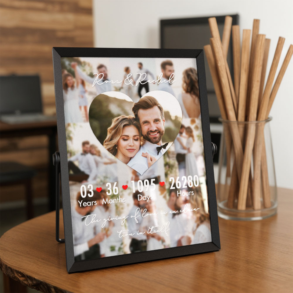 Special Photo Frame Collage For Love Wedding Anniversary Custom Photo Gift