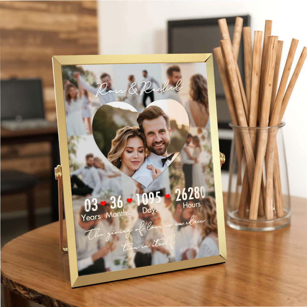 Special Photo Frame Collage For Love Wedding Anniversary Custom Photo Gift