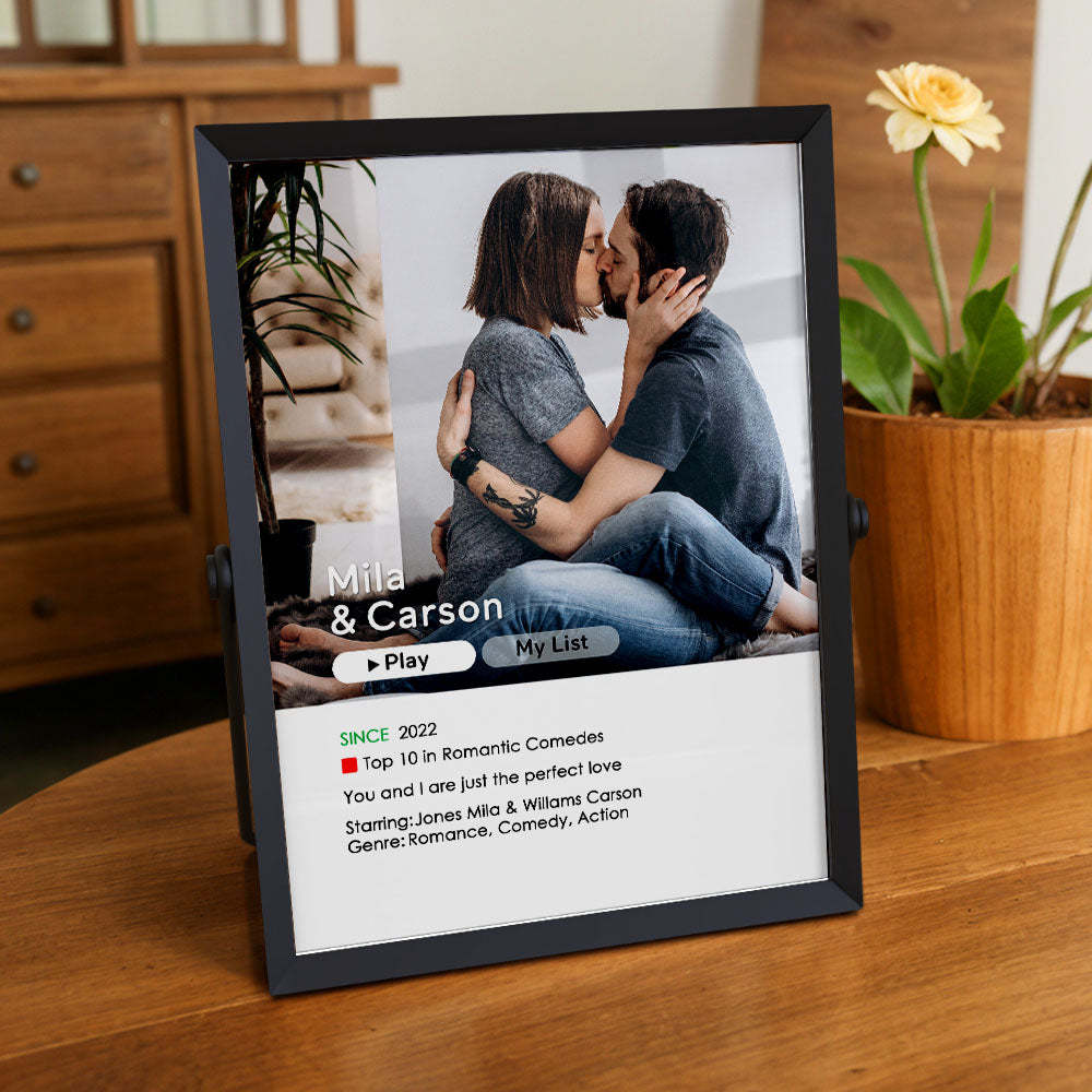 Custom Love Movie Poster Plaque for Her Personalized Plaque Gift For Him