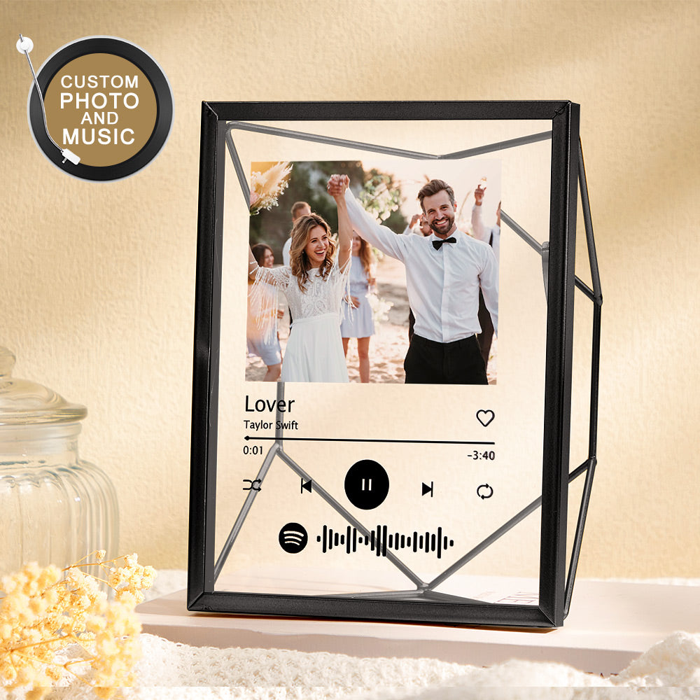 Custom Photo Spotify Acrylic Photo Frame Personalized Picture Gift