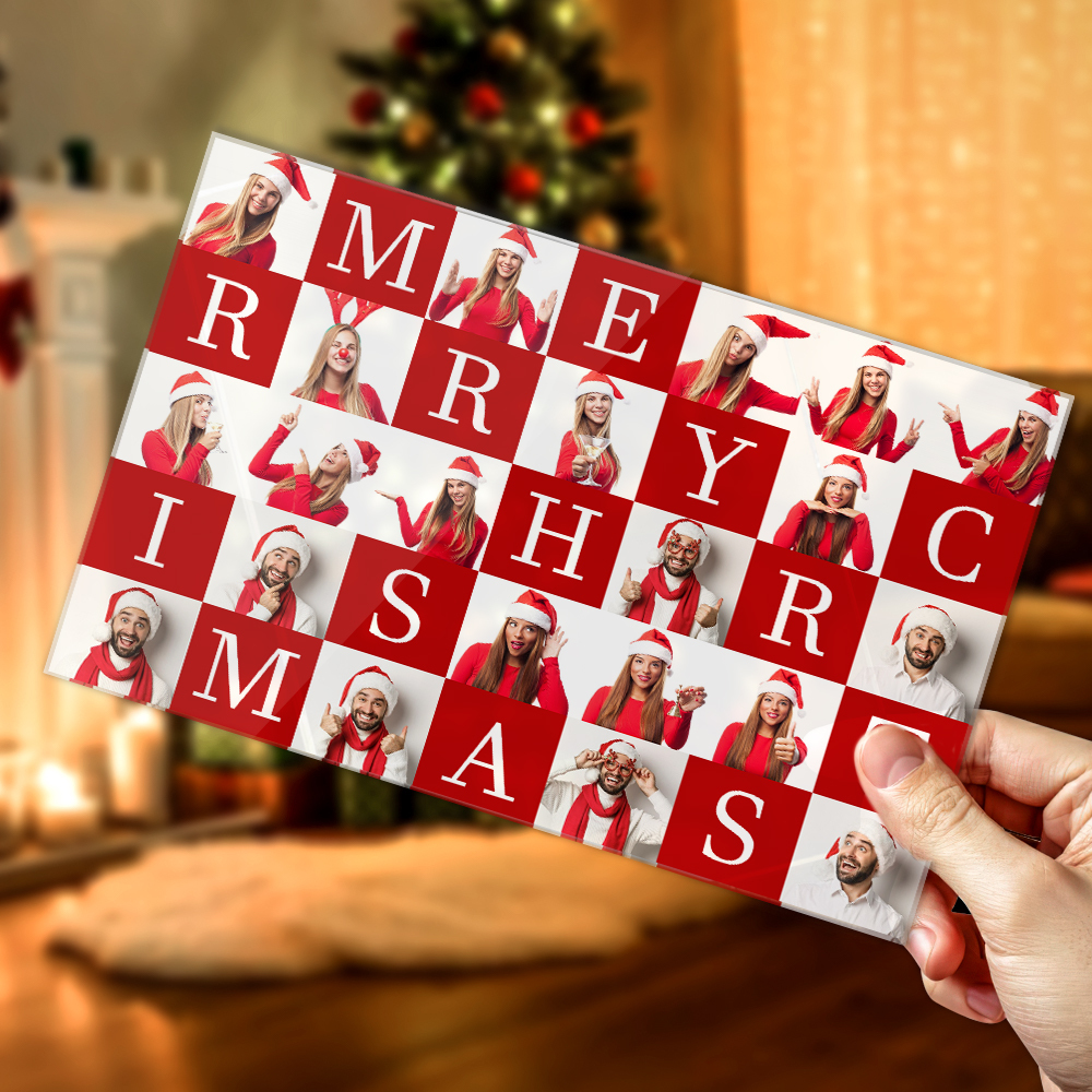 Custom Photo Plaque Creative Christmas Plaque Photo Ideas for Families and Couples -