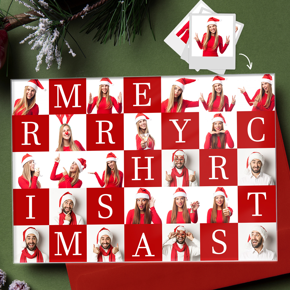 Custom Photo Plaque Creative Christmas Plaque Photo Ideas for Families and Couples -