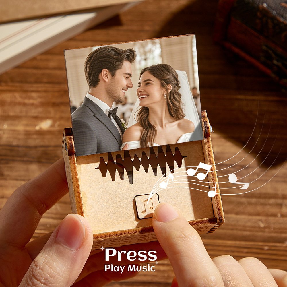 Our Song Wedding Music Box Custom Digital Music Box Any song Tune or Voice Wedding Gifts