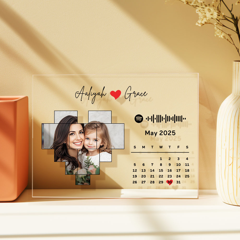 Mother's Day Gifts Custom Spotify Plaque Spotify Code Song Decor Photo Decor Gift For Mum