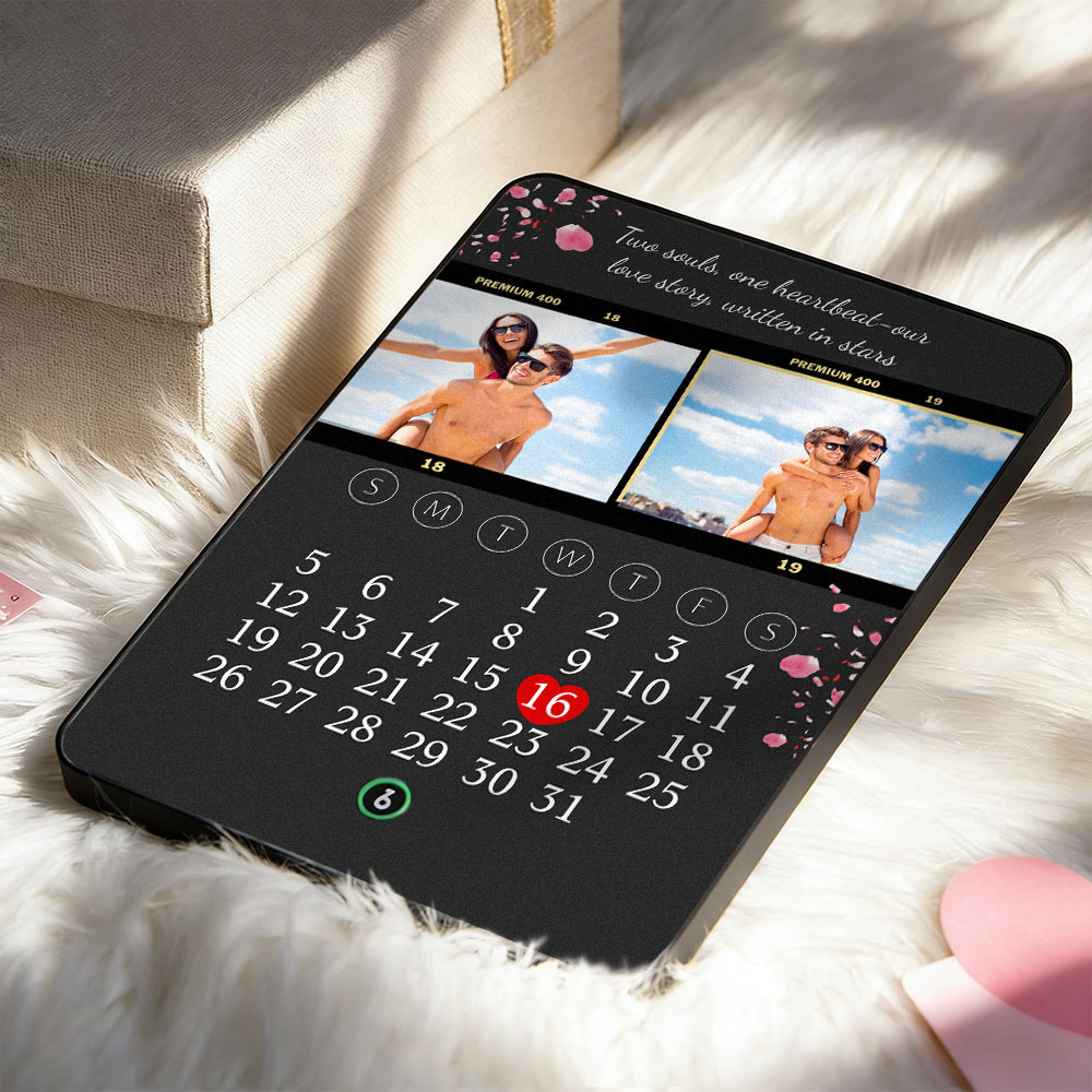 Custom Acrylic Song Plaque with Music Player: Personalized Photo Gift