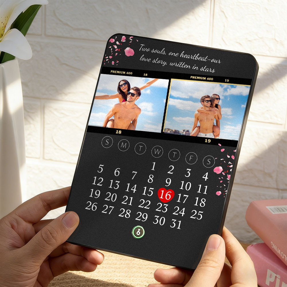 Custom Acrylic Song Plaque with Music Player: Personalized Photo Gift