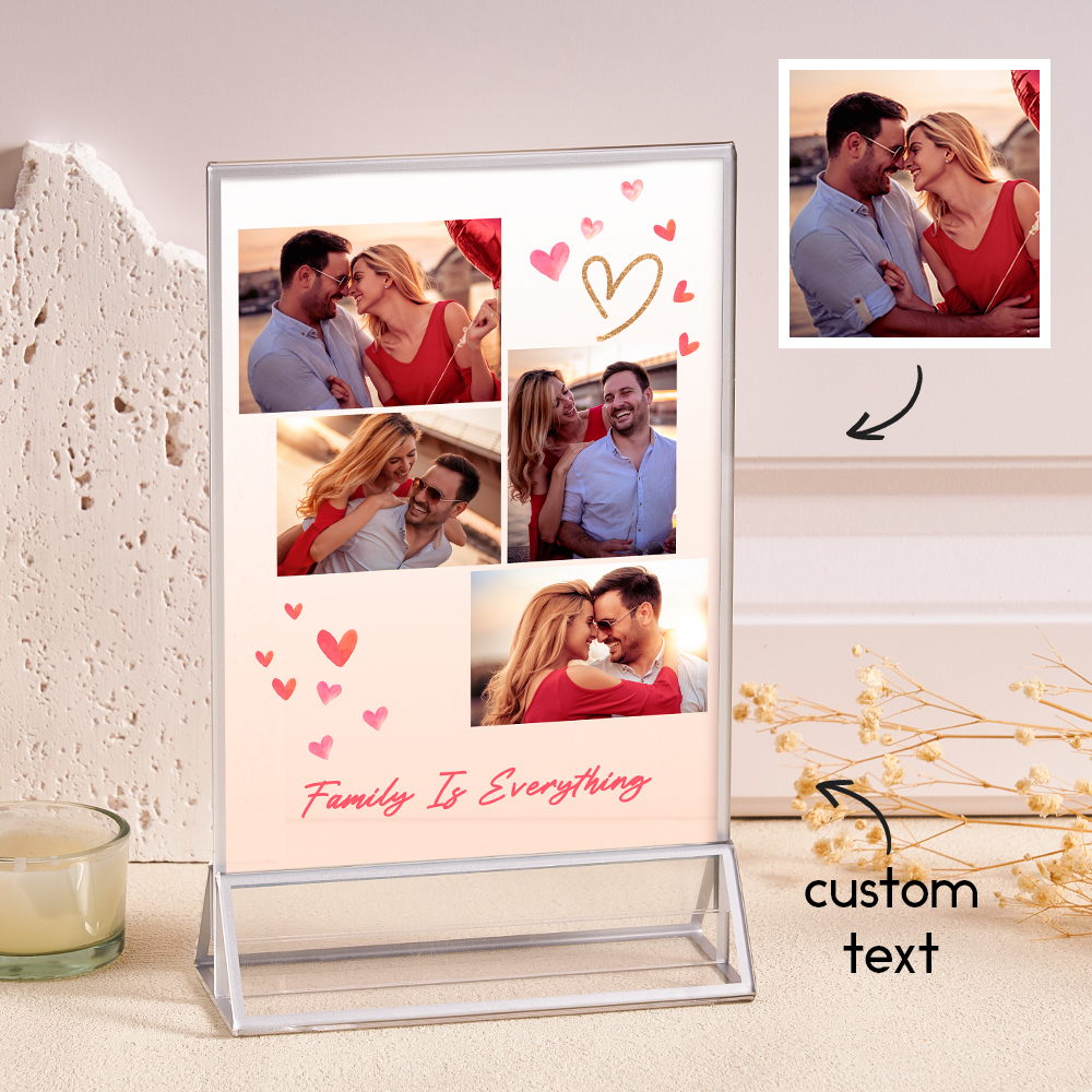 Forever Love - Personalized Photo Frame Custom Gifts For Love