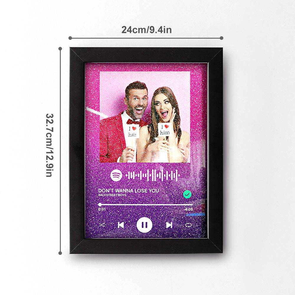 Custom Spotify Code Music Acrylic Plaque Frame Personalised Song -