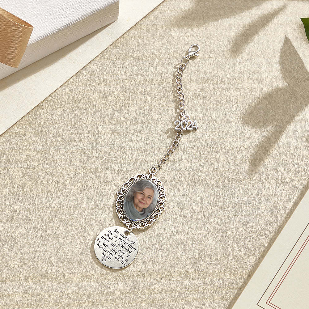 Personalized Graduation 2024 Cap Photo Charm Memorial Photo Charm