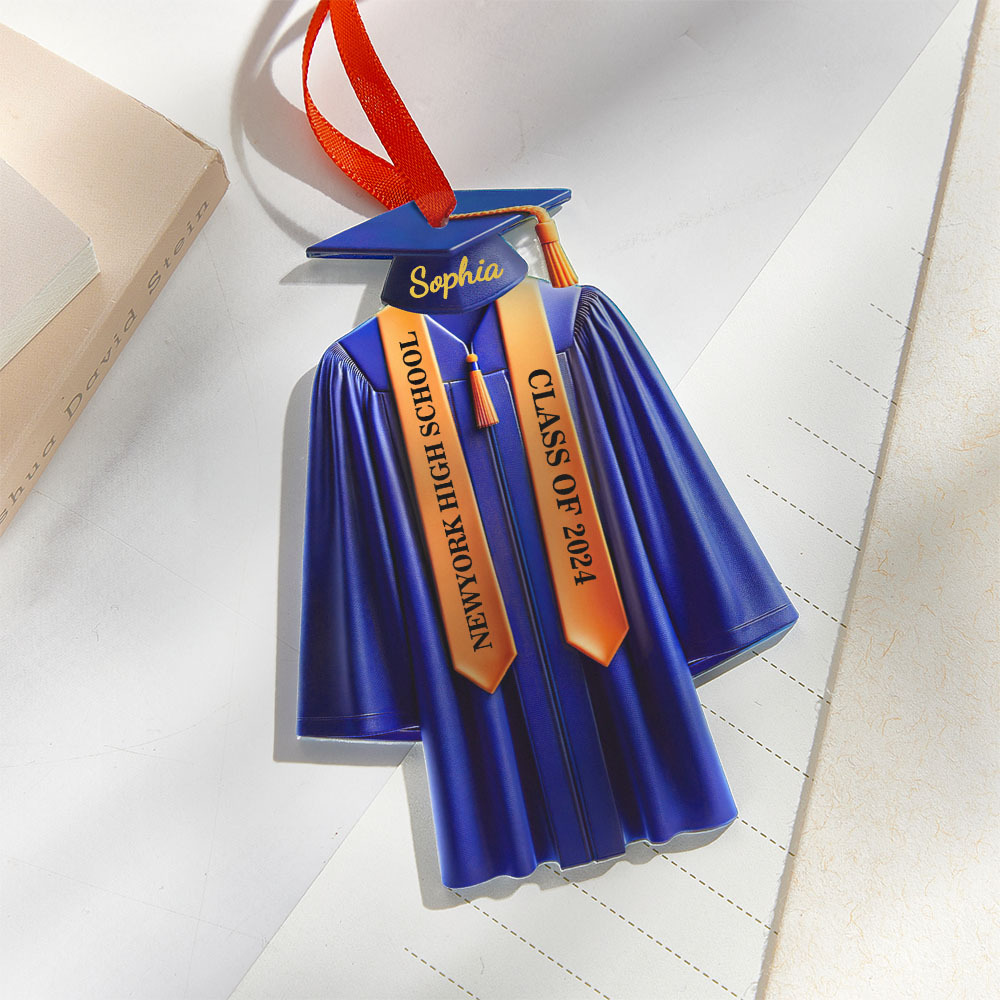Personalized Graduation Ornament Custom 2024 Graduation Ornament Graduation Gift