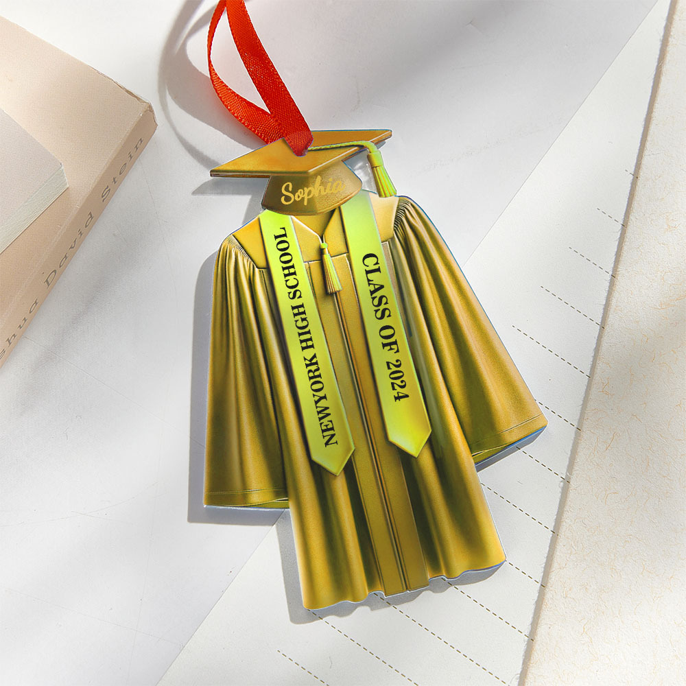 Personalized Graduation Ornament Custom 2024 Graduation Ornament Graduation Gift