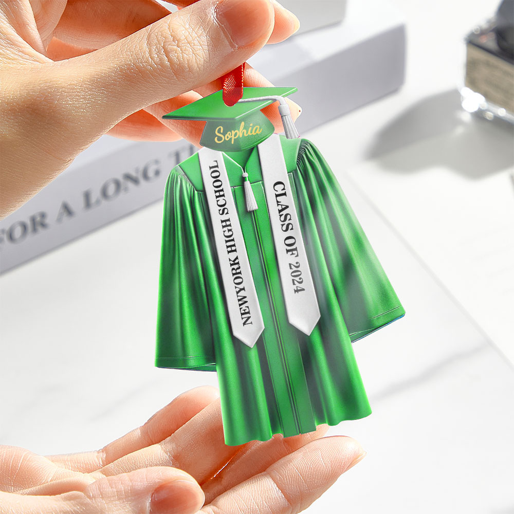 Personalized Graduation Ornament Custom 2024 Graduation Ornament Graduation Gift