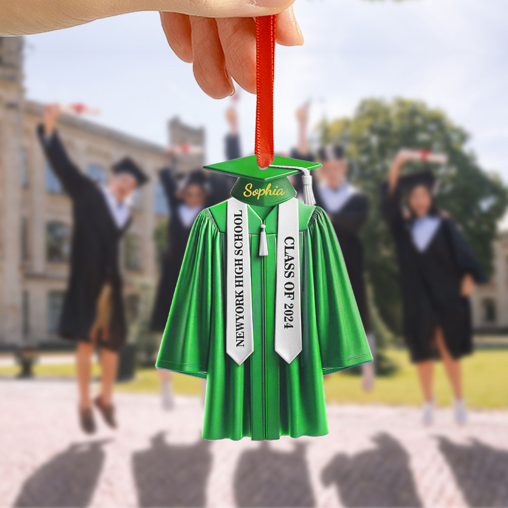 Personalized Graduation Ornament Custom 2024 Graduation Ornament Graduation Gift