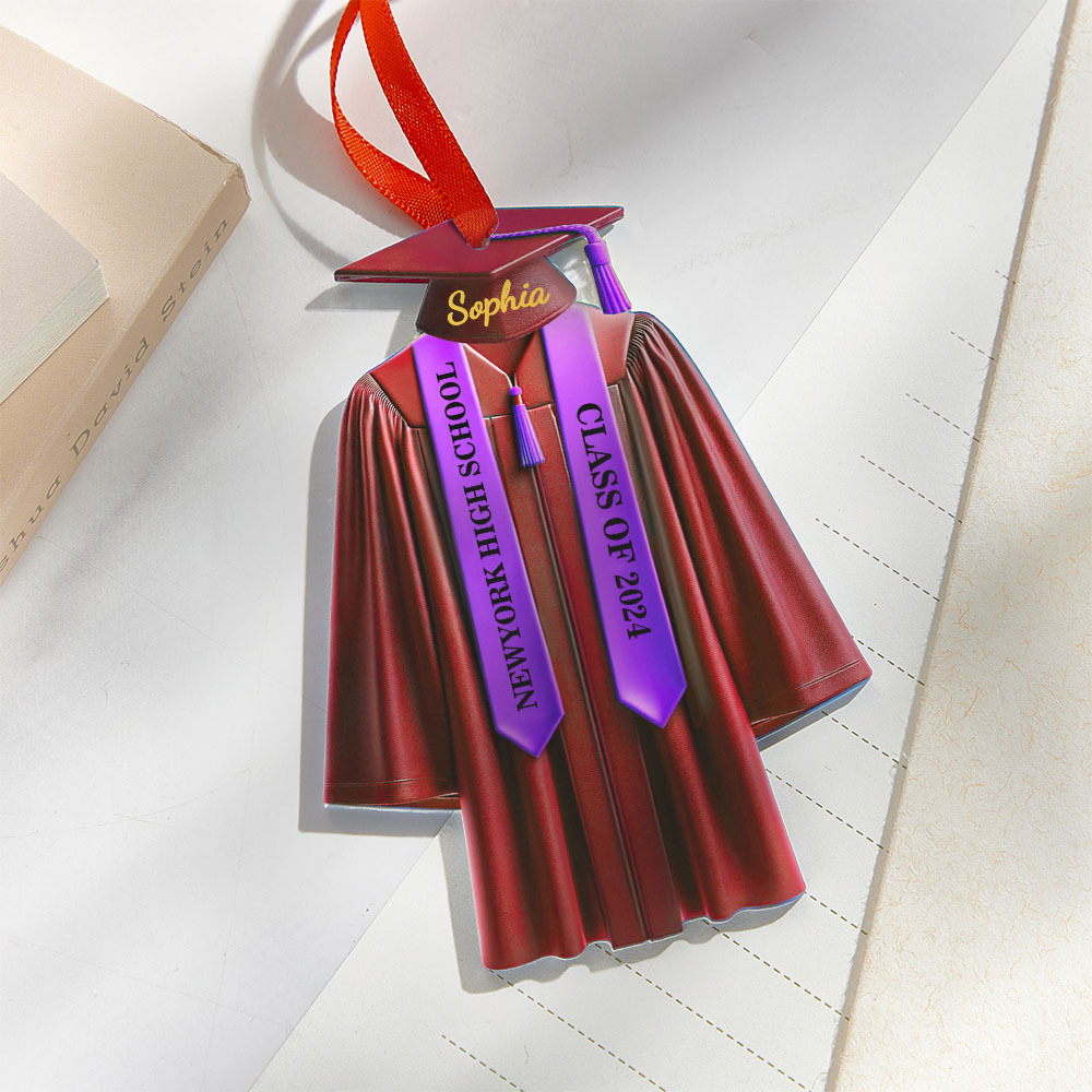 Personalized Graduation Ornament Custom 2024 Graduation Ornament Graduation Gift