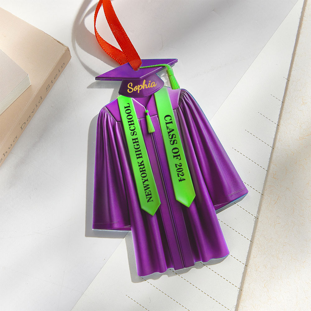 Personalized Graduation Ornament Custom 2024 Graduation Ornament Graduation Gift