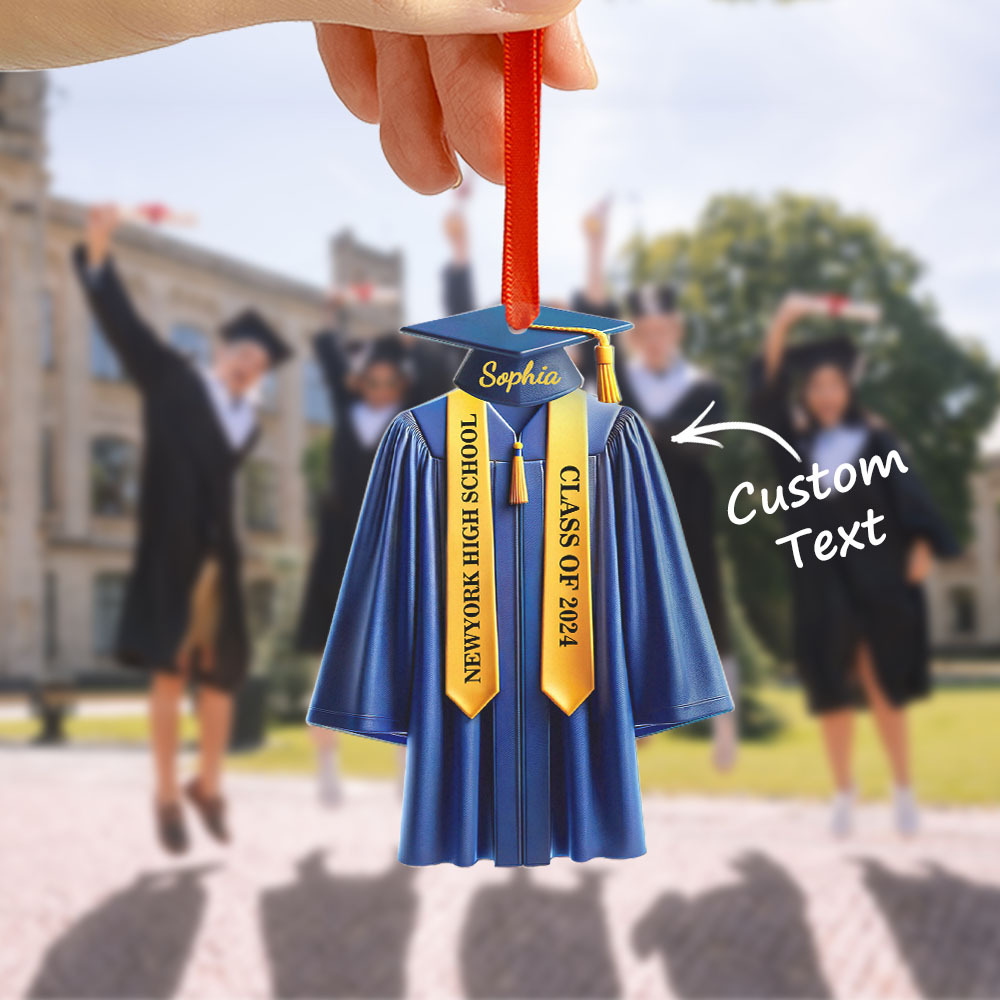 Personalized Graduation Ornament Custom 2024 Graduation Ornament Graduation Gift