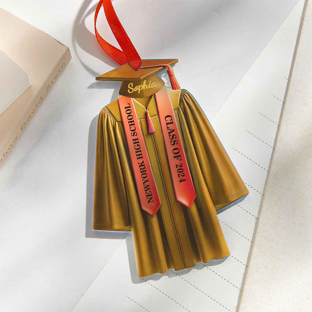 Personalized Graduation Ornament Custom 2024 Graduation Ornament Graduation Gift