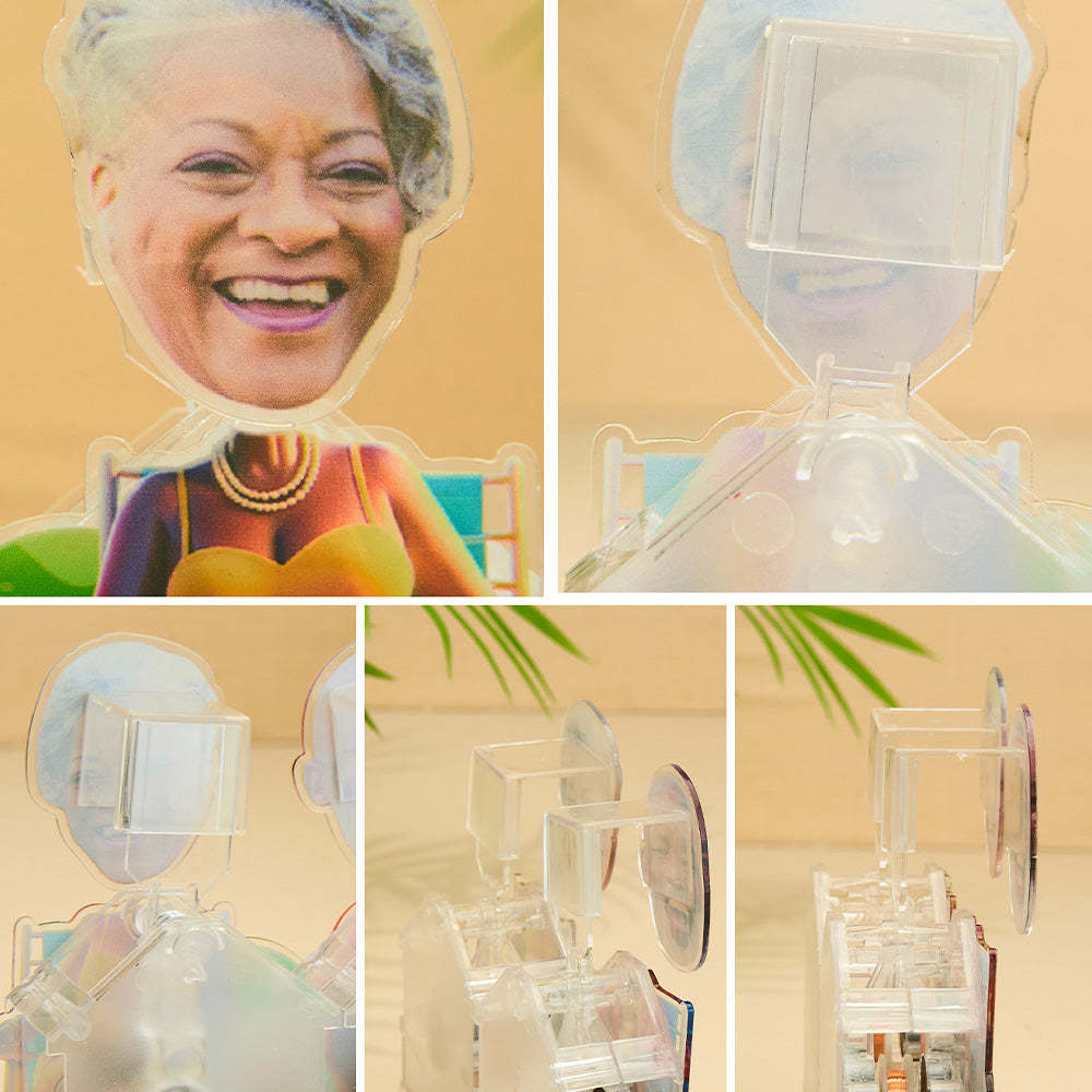 Personalized Face Dad and Mom Shaking Head Standee Gift for Dad and Mom -