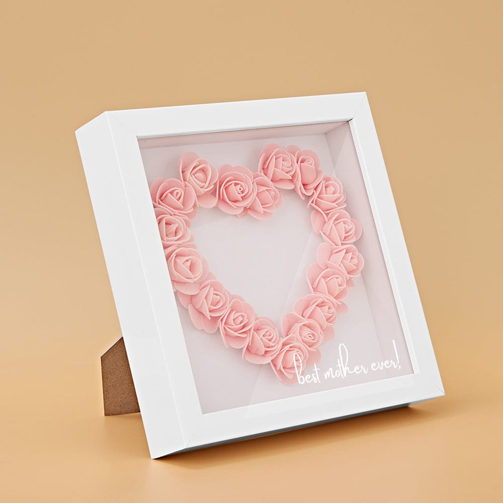 Personalized Flower Shadow Frame Mother's Day Gifts for Mom