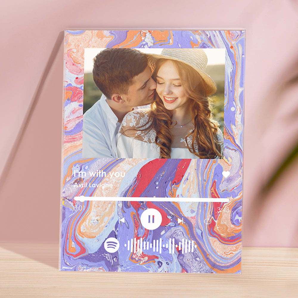 Custom Photo Spotify Plaque