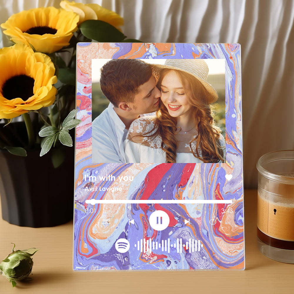 Custom Photo Spotify Plaque