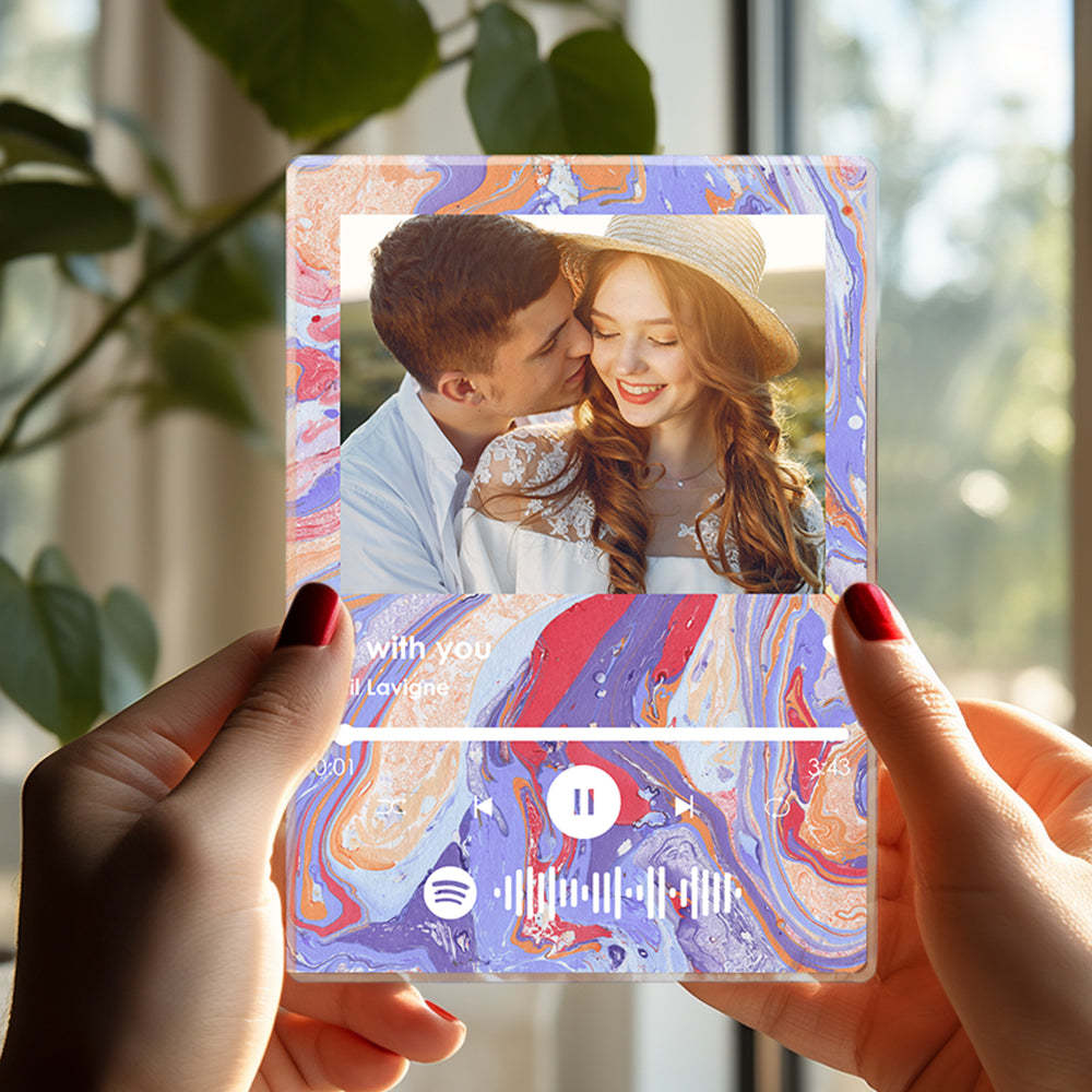 Custom Photo Spotify Plaque