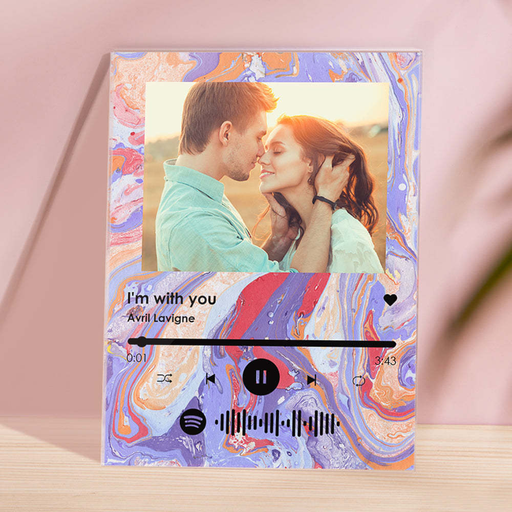 Custom Photo Spotify Plaque