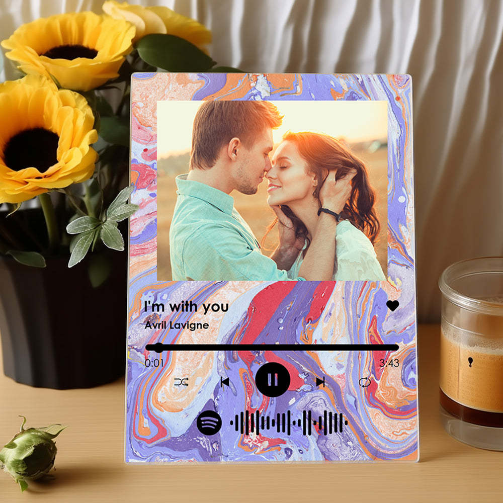 Custom Photo Spotify Plaque