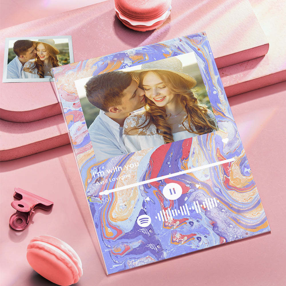 Custom Photo Spotify Plaque