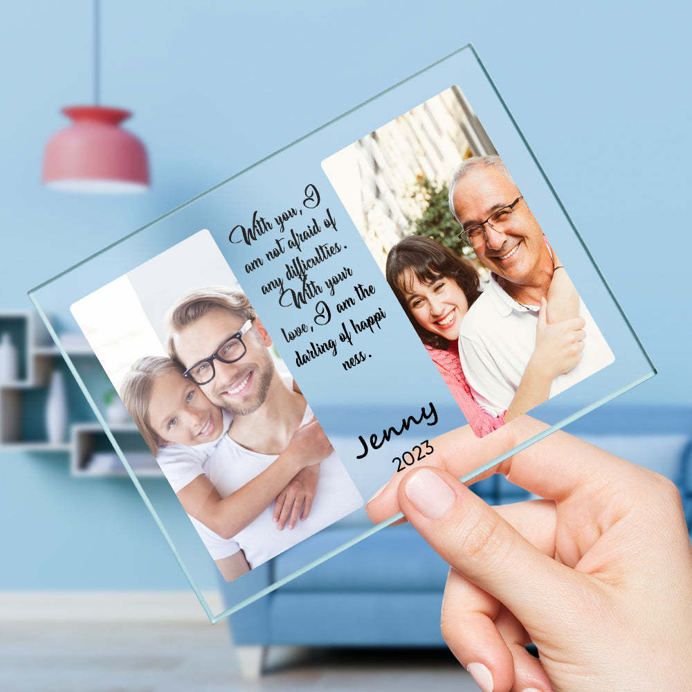 Dad You Are My Super Hero - Custom Photo Acrylic Plaque Father's Day Gifts